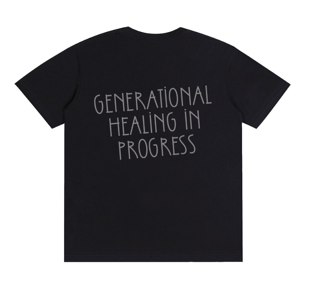 Generational Healing in Progress| Hollie Therapy and Counseling Short Sleeve T-shirt
