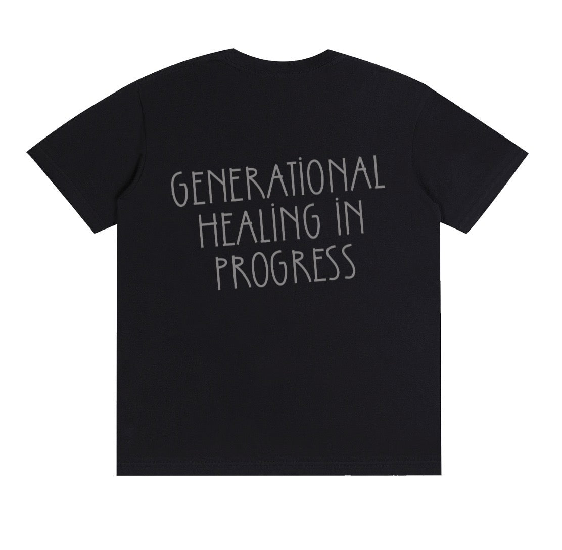 Generational Healing in Progress| Hollie Therapy and Counseling Short Sleeve T-shirt
